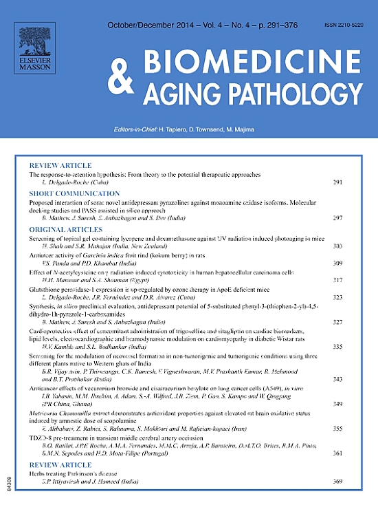 Go to journal home page - Biomedicine & Aging Pathology